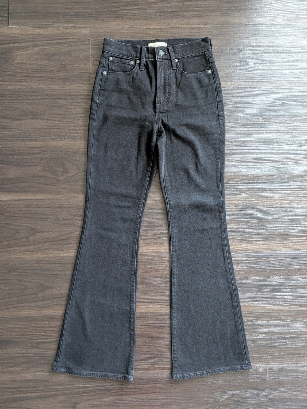 Madewell Black Perfect Vintage Flare Jean 24 Western Fall Classic Autumn Boho